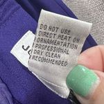 Justin Taylor Vintage 2 Piece Skirt and Blazer Suit Purple Embellished Size 10 Photo 8