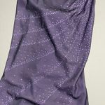 Vintage 90s purple mesh rhinestone maxi dress side slit strappy Y2K whimsigoth Photo 3