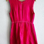 Draper James Gracie Silk V-neck Dress Raspberry Pink Sz 6 Photo 5