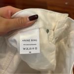 ANINE BING Womens Sonya White Straight Leg Crop Denim Ankle Jeans 28 Photo 5
