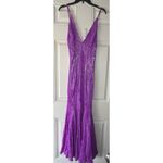 NBD X BY  NEW sequined Chiquitita Gown In maxi Lavender Size Small Revolve Photo 2
