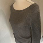 NYDJ  Charcoal Scoop Neck Sweater Photo 3