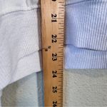 Sundry  White Ruffled Pullover Sweatshirt Womens S Casual Fall Cozy Coquette Photo 7