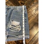 Blue Jean Cut Off Shorts Women 30 Distressed Fringe Summer Beach Resort Vacation Photo 6