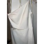 Jenny Yoo  Blanca Fit & Flare One-Shoulder Illusion Crepe Wedding Gown 10 Photo 3