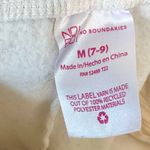 No Boundaries  Off White Jogger Pants with Subtle Butterfly Design - Medium Photo 1