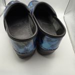 Dansko Women's Professional Clog Blue Brush Patent Comfort Size 37 Photo 3