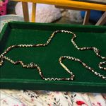 Beaded Necklace with Animal Print Accents Brown Photo 4