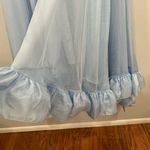 Mac Duggal  56082 Chiffon Cape Sleeve Ankle Length Dress with Keyhole sz 14 Photo 6