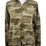 AnyBody Green Camo Pullover Size XXS Sporty Camo Top Photo 0