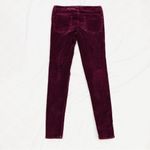 American Eagle Outfitters Super Stretch Corduroy Burgundy Purple Jeggings Photo 3