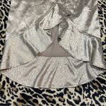 Silver cheetah print midi Size L Photo 3