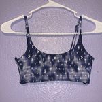 Cyn & Luca blue star print bikini swimsuit top Photo 0