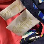 Anne cole New. Navy floral bandeau swimsuit. 16W Photo 9