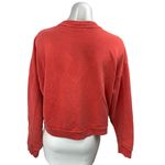 Levi's Women's Red Embroidered Logo Long Sleeve Crewneck Sweatshirt Top Size XS Photo 1