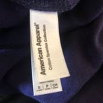 American Apparel  purple mock neck long sleeve top Photo 3