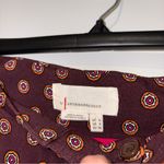 Anthropologie Marsden Wide-Leg Pants Geo Print Red orange size 2 Photo 2