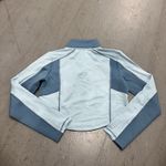 Nike DX0065-440 Green Dri-FIT Long-Sleeve ¼-Zip Top Blue Women's Training Shirt Photo 3