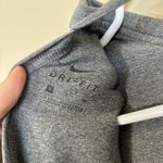 Nike  Women's Dry Top Crew Long Sleeve SweatShirt Back Wrap‎ Gray Small Photo 9