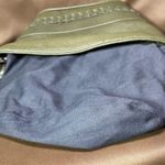 Saddle River Chic Green Leather Bucket Bag Photo 6