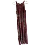 Anne Klein Multicolor Paisley Print Sleeveless High Neck Maxi Dress 8 brunch Photo 2
