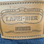 Lafei Nier Country Denim Skirt Mid Length Size 4 with Contrast Stitching Blue Photo 8