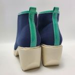 Opening Ceremony Grunge Lace Up Sneakers Canvas Booties Color Block Size EU 37 Photo 5