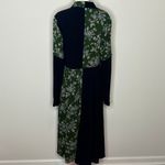 Pamela Love Paisley Patchwork Green Long Sleeve Shirt Dress Womens Size Medium Photo 7