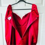 Princess Polly  Della Long Sleeve Mini Burgundy Dress Photo 7