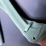 Staccato Sz Large Light Blue Knit Pullover Sweater Tie ups Cottagecore Feminine Photo 6