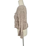 Dress Barn Vtg Y2K Sweater Cardigan Crochet S Bell Sleeve Hippie Boho Festival Photo 3