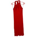Modern Citizen Ally Dress Size Large NEW Ribbed Red Rib Twist Midi Bodycon NWOT Photo 2