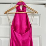 Jenny Yoo  Nicolette Halter Satin Dress Photo 4