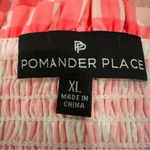 Pomander Place Nellie Dress XL Pink Gingham Smocked Tiered Midi Cotton Blend Photo 8