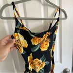 ONIA  x WeWoreWhat Danielle Floral One Piece Belted Swimsuit Women’s Large Photo 3