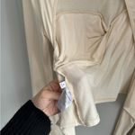 Reformation  Ivory Zaire Knit Long Sleeve S Photo 4