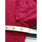 Max + Ash Knit Babydoll Mini Dress Womens Balloon Sleeve Round Neck Raisin Red M Size M Photo 5