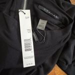 Tahari  Women’s Small Black Mock‎ Neck Long Sleeve Top Stretch Viscose NWT Photo 1