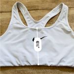 Nike Dri‎ Fit Women’s Sz S White Swoosh Non Padded Athletic Bra Photo 9