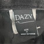 DAZY Black Washed Denim High Waist Wide Leg Baggy Jeans Size XL Photo 7