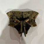 CAbi  Interlock Block Crushed Velvet Heels in Moss Size‎ 7 Photo 3