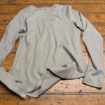 BKE Women's Gray Waffle Knit Long Sleeve Henley Top Size Medium Photo 3