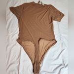 SKIMS  sheer mesh short sleeves thong body suite NWT Size 4X, color sienna. #1 Photo 1