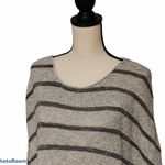 Free People Long Gray Striped Sweater or dress Photo 6
