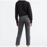 Levi's  Premium 501 Original Cropped Jeans Studded Embellished Black Wash Size 25 Photo 1