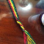 Handmade Rasta weaved bracelet Photo 5