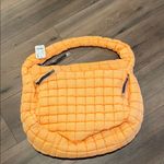 FP Movement Free People Quilted Carryall Tote Orange Photo 1