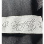 C Graffitti Sequin Cold Shoulder Black Tunic Dress XL V Neck Dolman Sleeve Photo 3