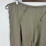 DKNY  Vtg Y2K Silk Midi Skirt Women 14 Brown Green Forest Fairy Whimsigoth Earthy Photo 3