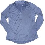 Apana Women’s Small Athletic Jacket LS 1/4 Zip light blue stretchy comfortable Photo 0